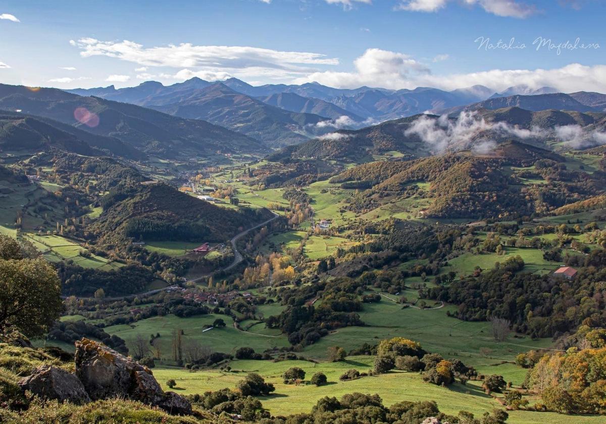 Panorámica del paisaje de Liébana